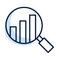 Forecasting icon.