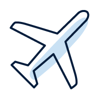 Airplane icon.